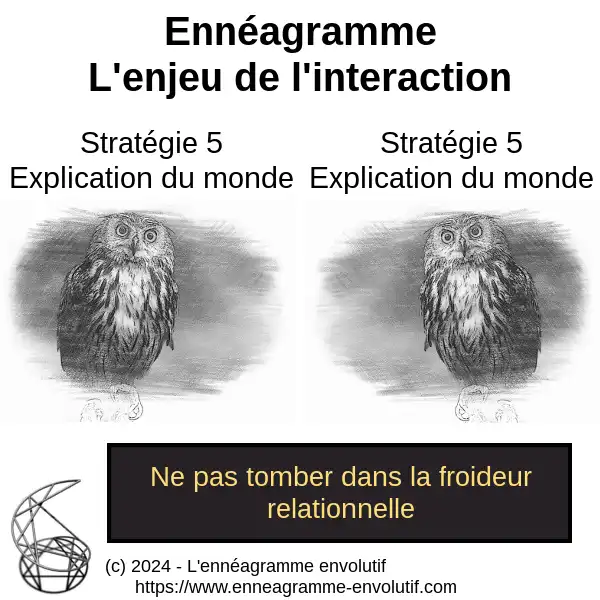 Interaction ennéagramme entre 5 et 5
