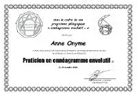 Certification de praticien ennéagramme envolutif
